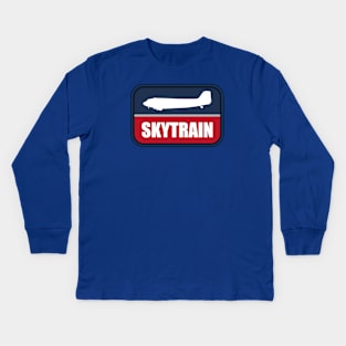 C-47 Skytrain Kids Long Sleeve T-Shirt